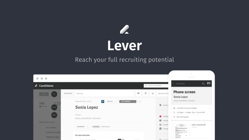 On-Demand Lever Demo: How to Track and Measure Existing Hiring Bias with Lever