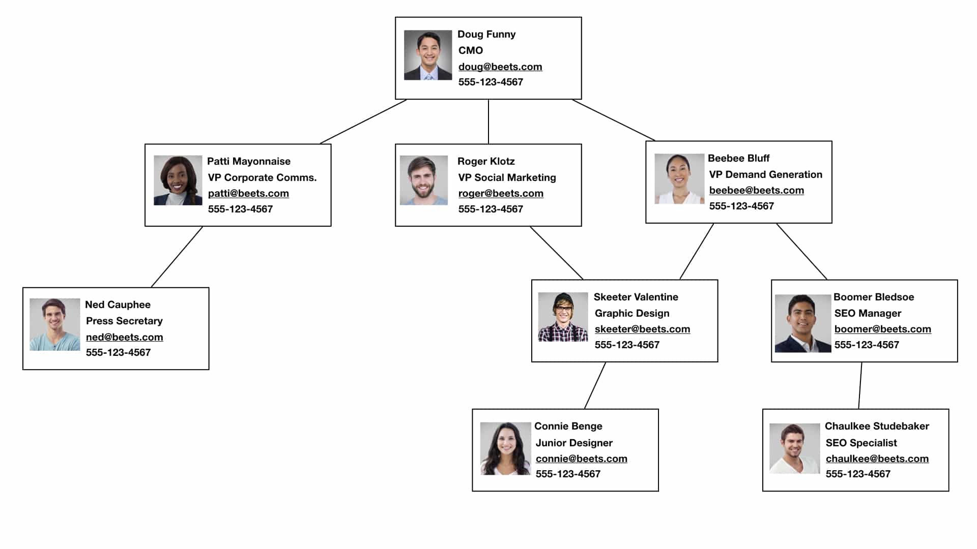 Talent Acquisition Organizational Chart