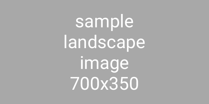 Sample Landscape Image Sample Landscape Image