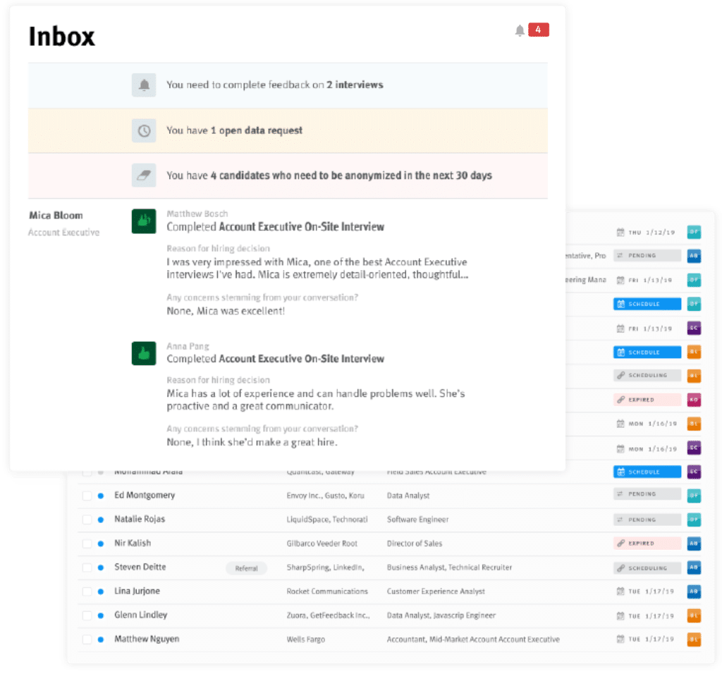 Lever Hire Hiring Software