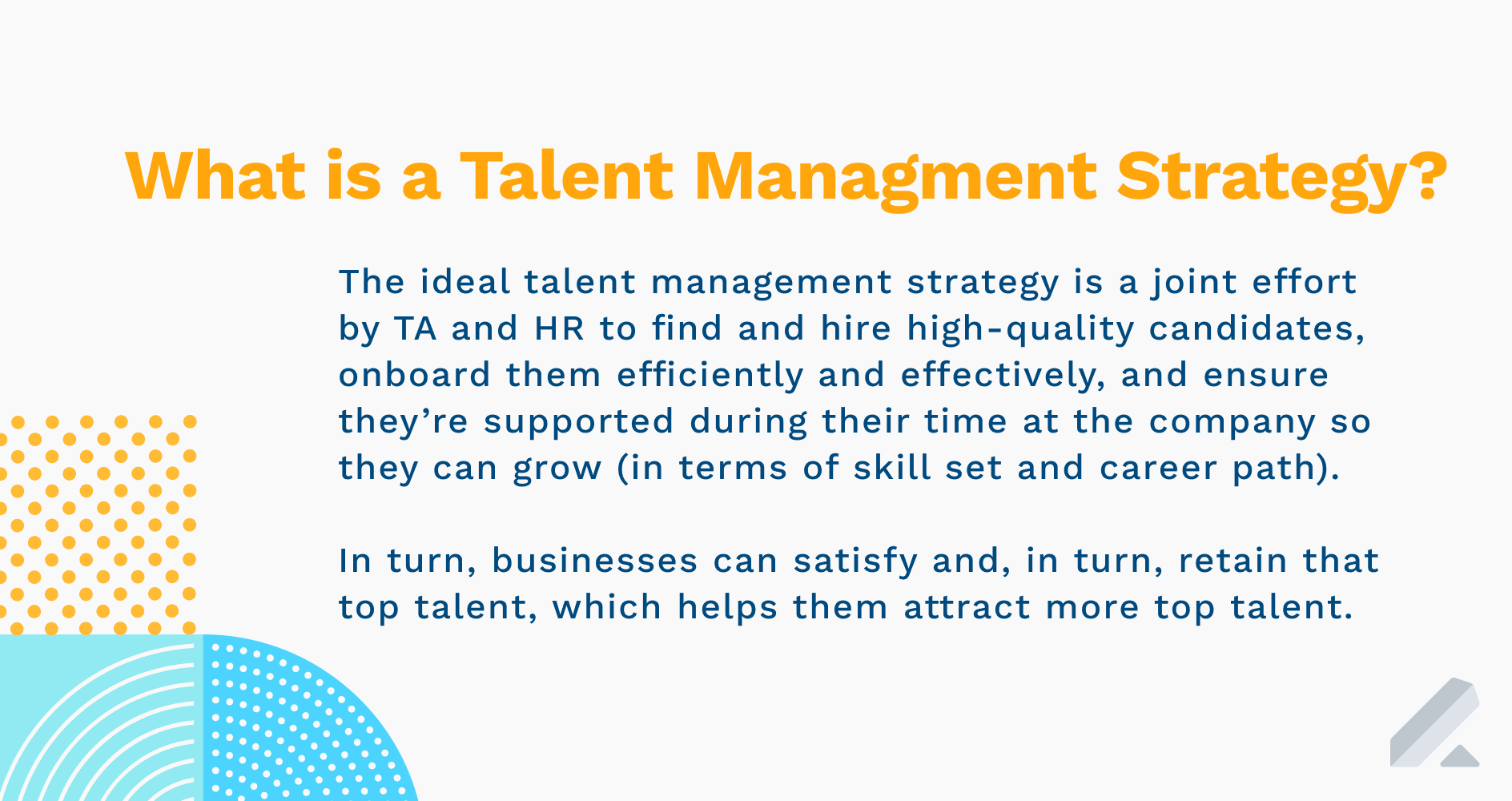what is a talent management strategy