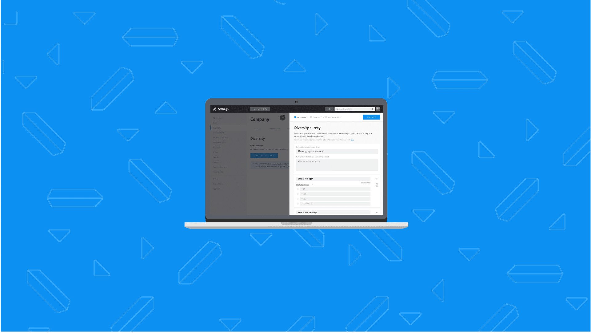 Diversity recruiting software and system