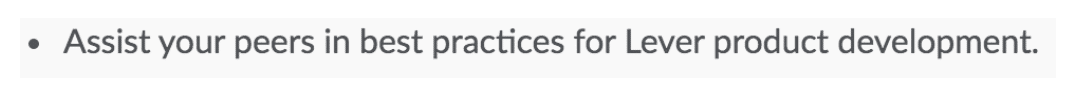 Ideal Candidate Response