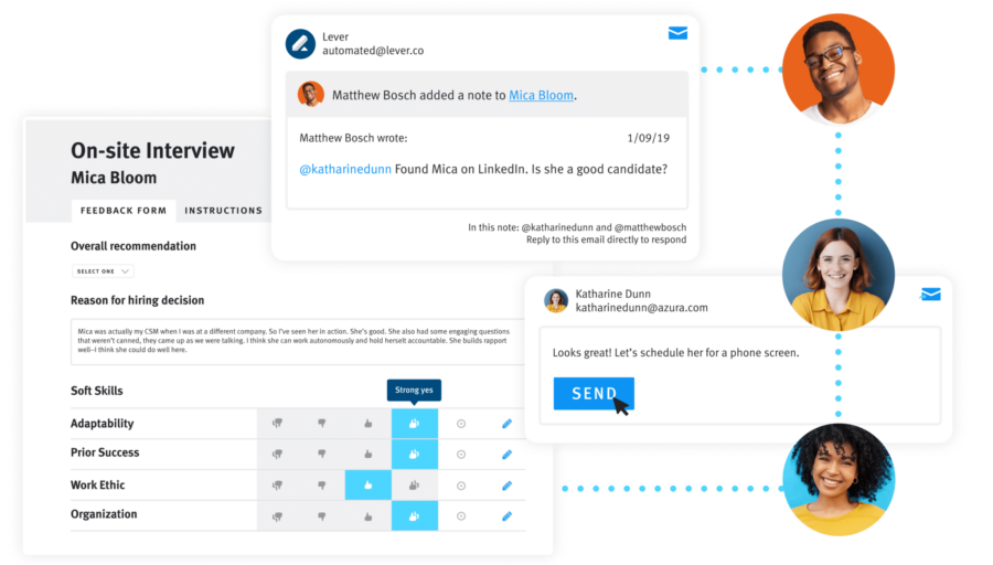 Hire at scale, quickly and efficiently with Lever Lever Solutions