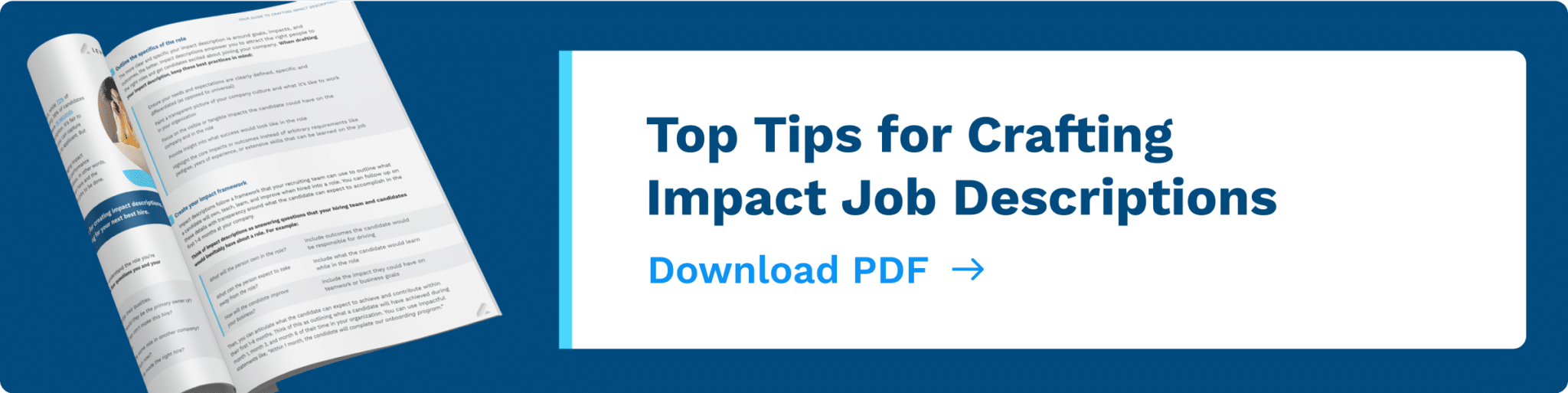Top Tips for Crafting Impact Job Descriptions PDF