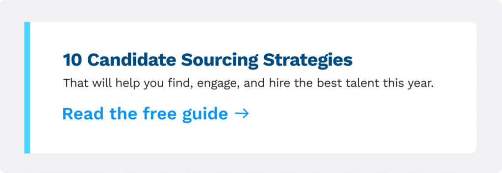 candidate sourcing strategies
