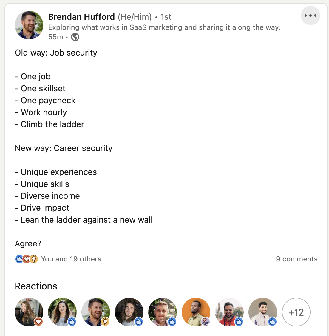 Linkedin Post Sccreenshot
