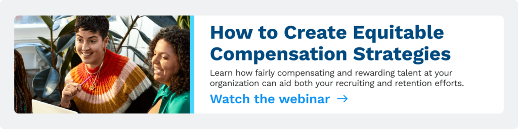 equitable compensation strategies