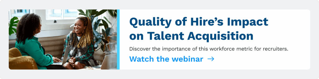 quality of hire talent acquisition