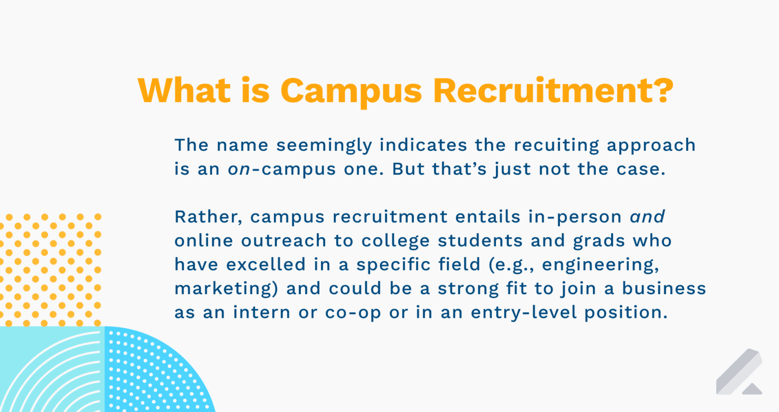 Your Guide To Creating A Campus Recruitment Strategy Lever processandresources