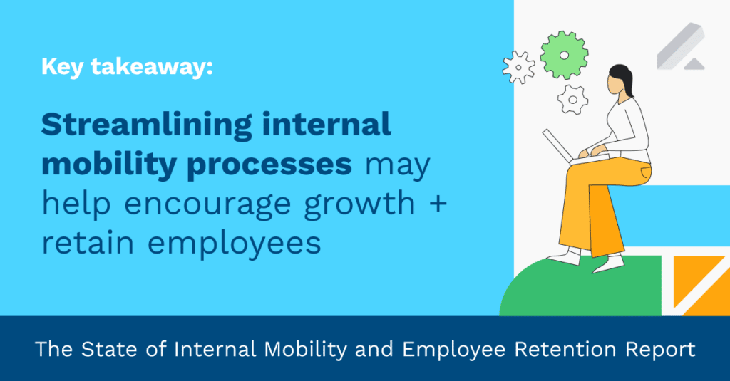 2022 lever internal mobility employee retention report