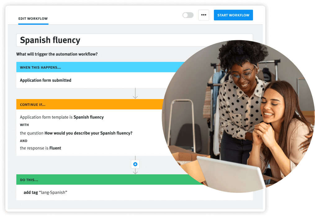 lever automated recruiting workflows