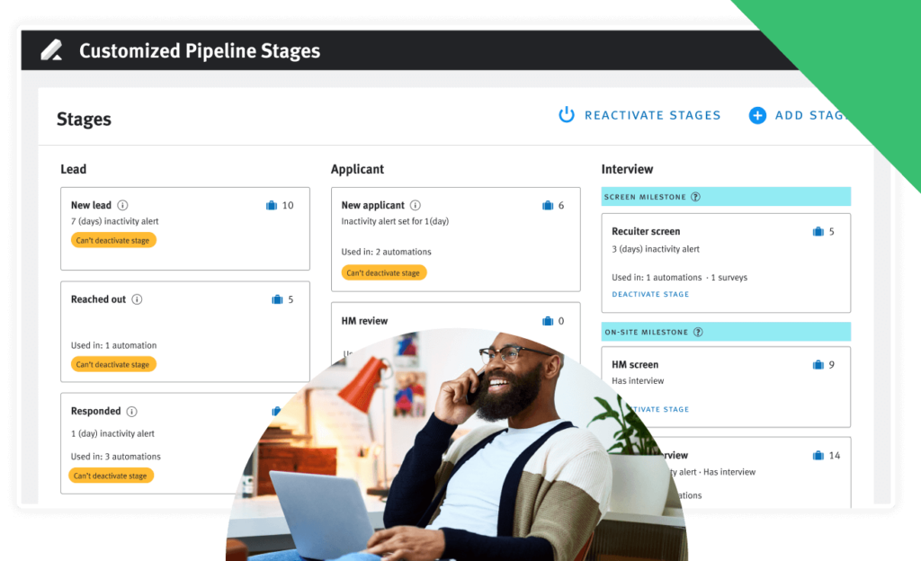 levertrm customized pipeline stages