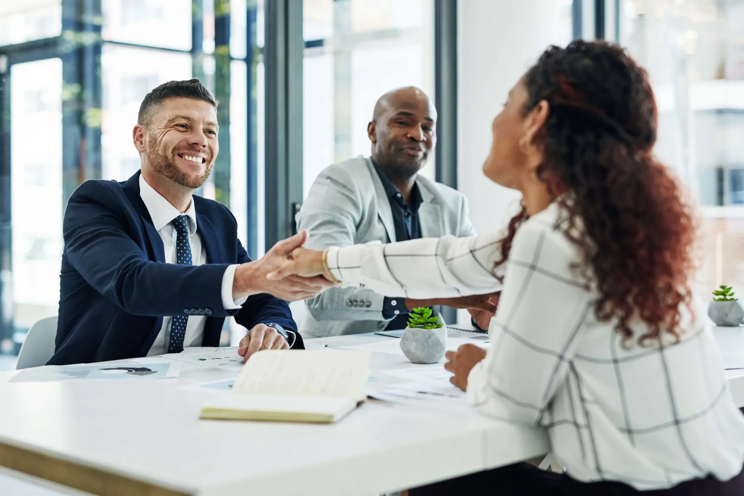 talent acquisition team conducts interview