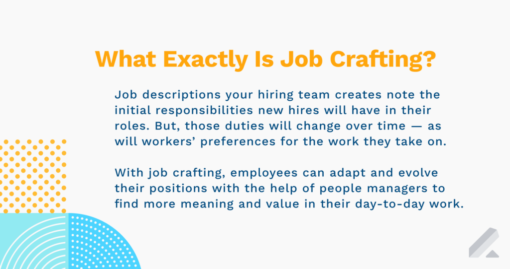 what is job crafting