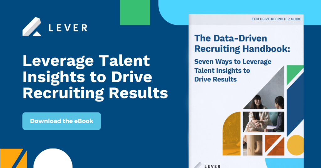 Leverage Talent Insights to Drive Recruiting Results 

Download eBook
 
The Data Driven Recruiting eBook: Seven Ways to Leverage Talent Insights to Drive Results
