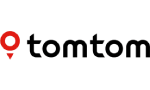 Red and black company logo for TomTom