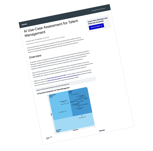 Gartner® AI Use-Case Assessment